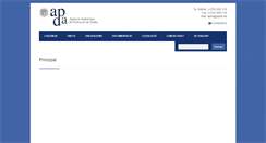 Desktop Screenshot of apda.ad